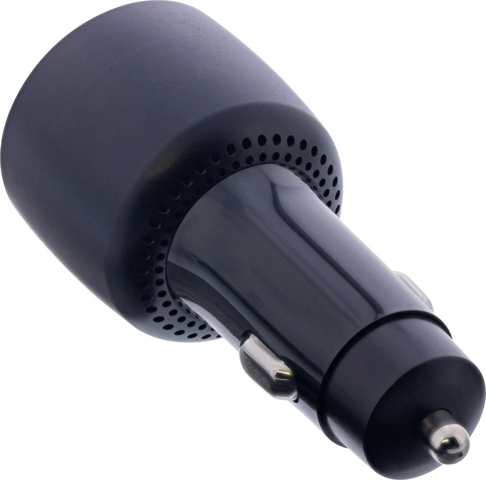InLine® USB automobilinis maitinimo adapteris Power Delivery, 2x USB-C + QC USB-A, juodas, maks. 100W
