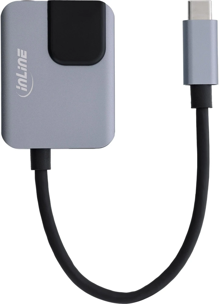 InLine® USB-C 3-in-1 adapteris, Gigabit, garso, PD 3.0