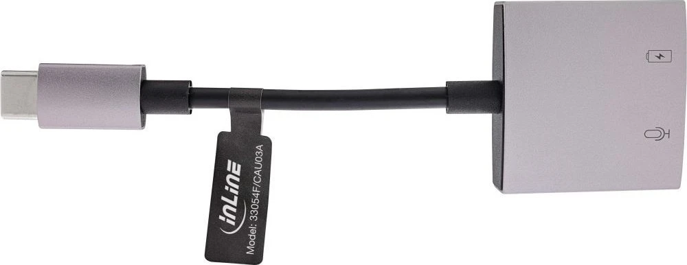 InLine USB-C adapteris su krovimo ir audio jungtimis