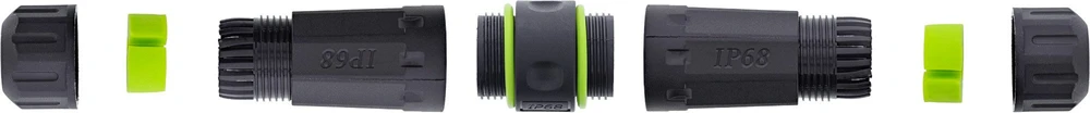 InLine USB-C kabelio jungtis IP68 2x USB-C lizdas ekranuotas M20