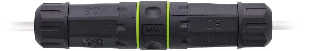 InLine USB-C kabelio jungtis IP68 2x USB-C lizdas ekranuotas M20