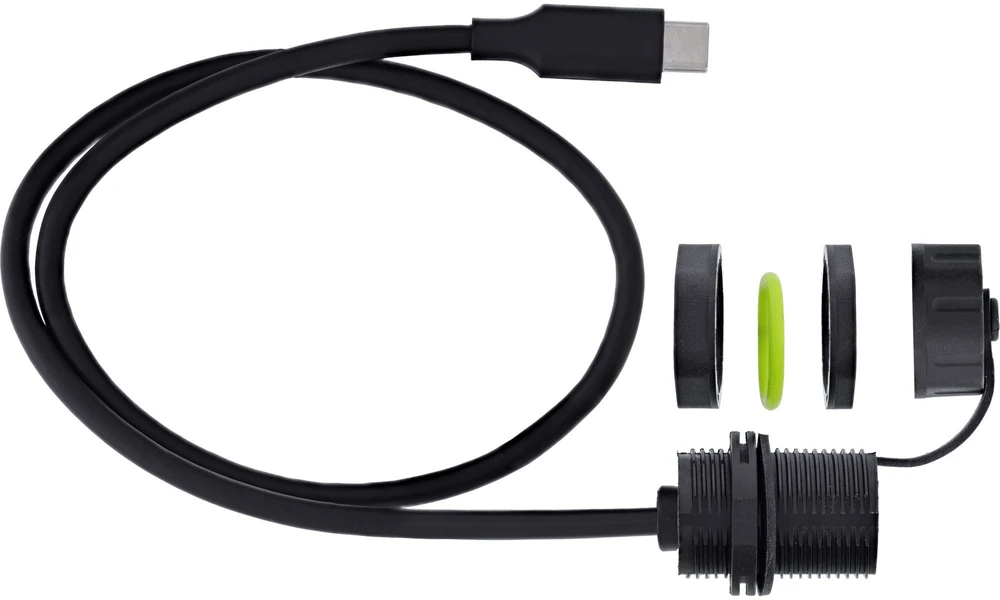 InLine USB-C kabelio jungtis IP68 ekranuotas lizdas kištukui 50cm
