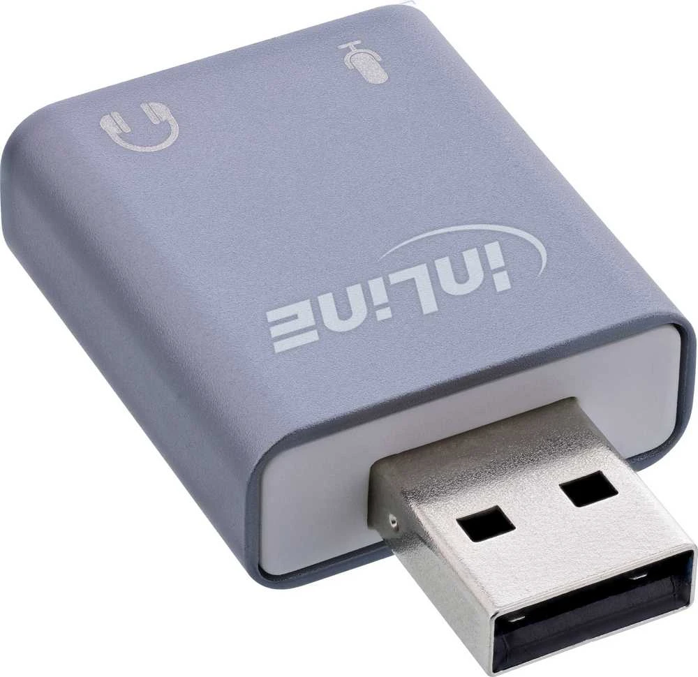 InLine USB garso adapteris su 3,5 mm jungtimis