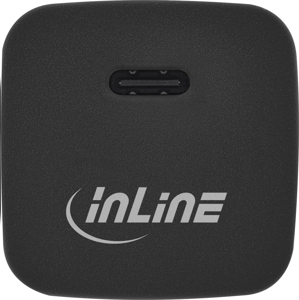 InLine® USB įkroviklis, vienas USB-C, maitinimo tiekimas, PPS, 33 W, juodas