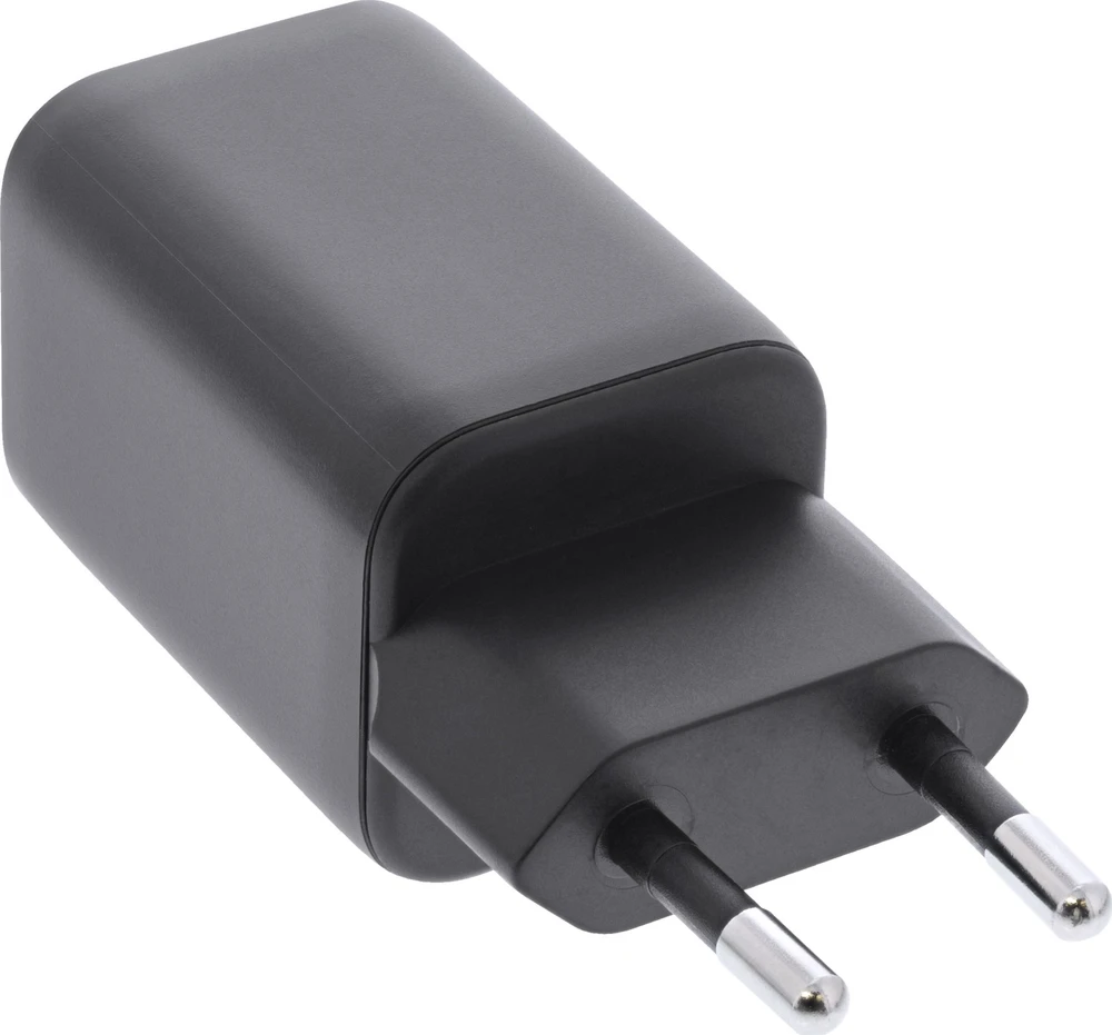 InLine® USB maitinimo šaltinis, įkroviklis, USB-A + USB Type-C, 33W, maitinimo tiekimas + greitas įkrovimas