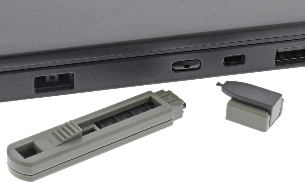 „InLine®“ USB C tipo prievadų blokavimo lazdelė, komplekte 6 prievadų blokatoriai