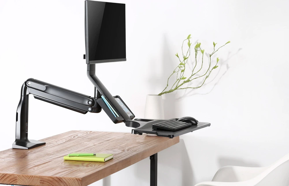 Laikiklis InLine Stacionari stalinė darbo vieta monitoriui - 32'' (23174A)