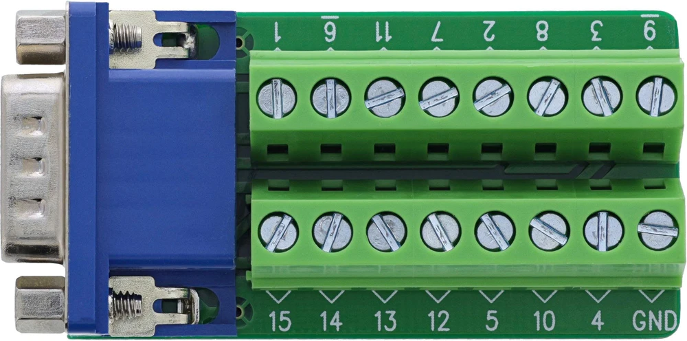 InLine VGA (HD15) jungtis, kištukas, 2 eilių, varžtinis gnybtas