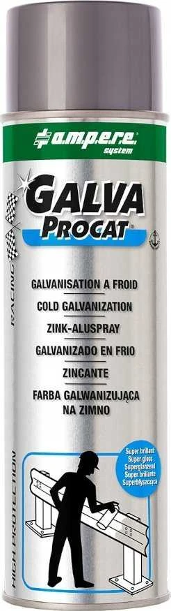 Inne FARBA GALWANIZUJĄCA GALVA-PROCAT SPRAY 500 ml SUPER POŁYSK AMPERE
