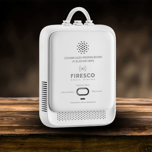 Dujų nuotėkio jutiklis propanas-butanas Firesco (LPG) JY-ZL2010W Wi-Fi Tuya Smart Life