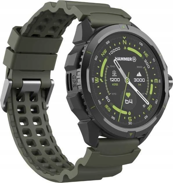 Išmanusis laikrodis „myPhone Hammer Watch 2“ karinis leidimas