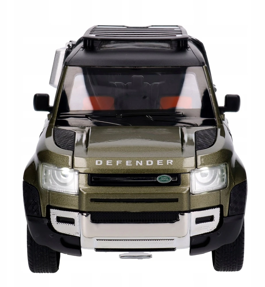 Inne Kita Land Rover Defender 1:24 šviesos ir garsas, metalinis