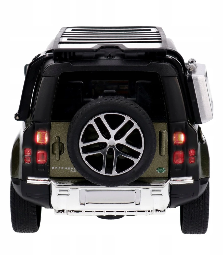 Inne Kita Land Rover Defender 1:24 šviesos ir garsas, metalinis