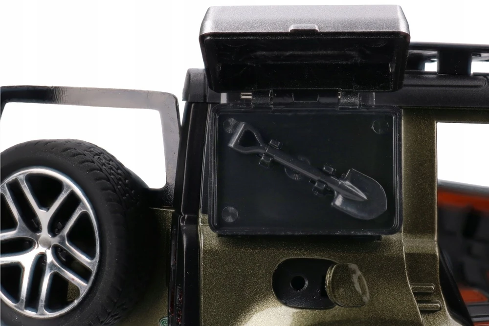 Inne Kita Land Rover Defender 1:24 šviesos ir garsas, metalinis