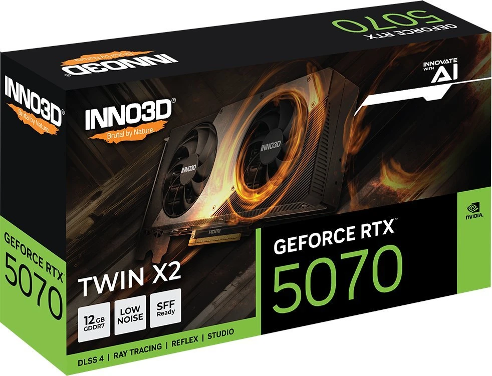 INNO3D GeForce RTX 5070 TWIN X2 12GB DLSS 4