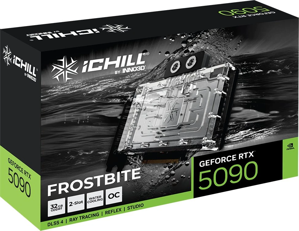 Vaizdo plokštė INNO3D iChill GeForce RTX 5090 FROSTBITE NVIDIA 32 GB GDDR7