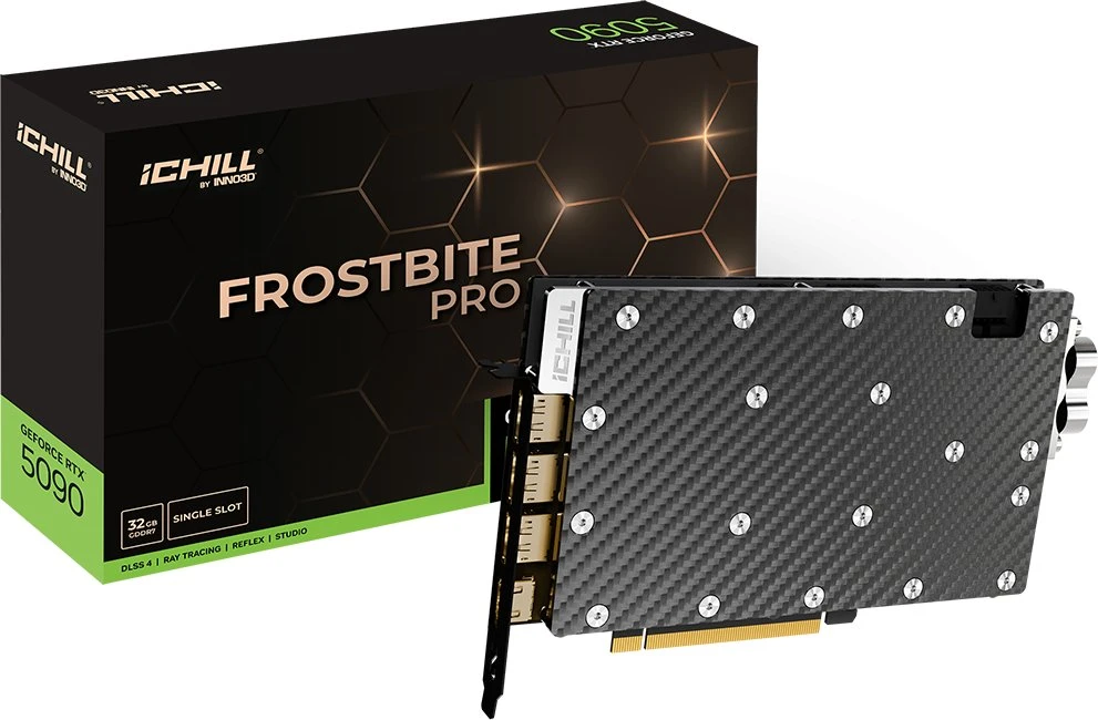 Vaizdo plokštė INNO3D iChill GeForce RTX 5090 Frostbite Pro NVIDIA 32 GB GDDR7