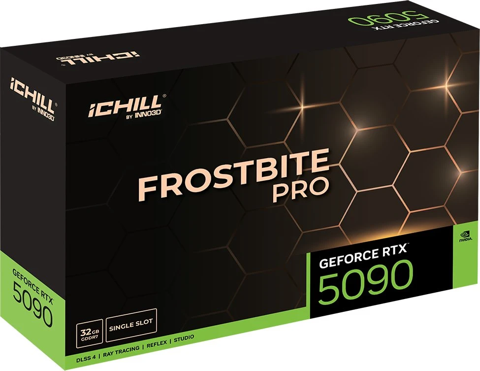Vaizdo plokštė INNO3D iChill GeForce RTX 5090 Frostbite Pro NVIDIA 32 GB GDDR7