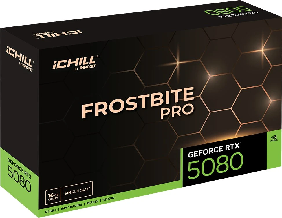 Vaizdo plokštė INNO3D iChill GeForce RTX 5080 Frostbite Pro NVIDIA 16 GB GDDR7