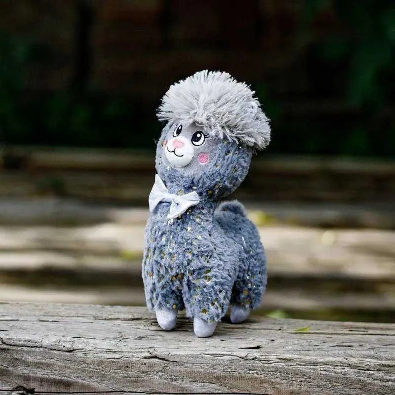 InnoGiO pliušinis žaislas Alpaka pilkas 30cm GIO-828GRAY