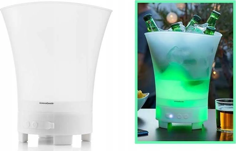 „InnovaGoods“ „InnovaGoods“ DĖŽUTĖ SU LED IR GARSIAKALBIU SU BATERIJOMIS