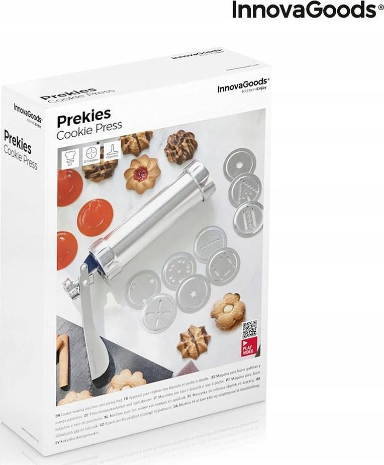 Du viename sausainių gaminimo aparatas ir dekoravimo priemonė Prekies InnovaGoods