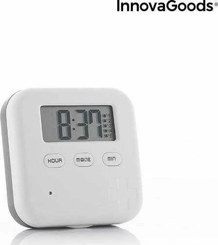 InnovaGoods Inteligentne elektroniczne pudełko na tabletki Alarm Laikrodis InnovaGoods
