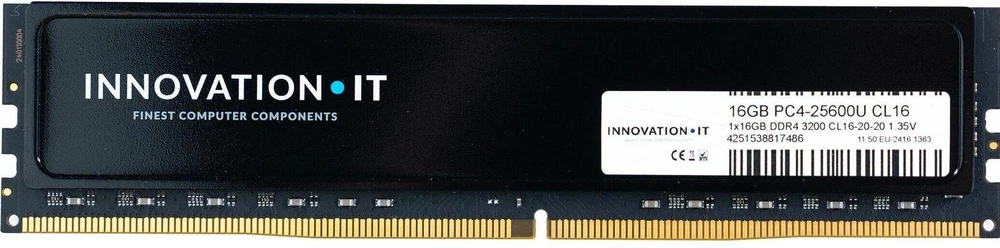 Innovation IT 16GB DDR4 RAM modulis su radiatoriumi