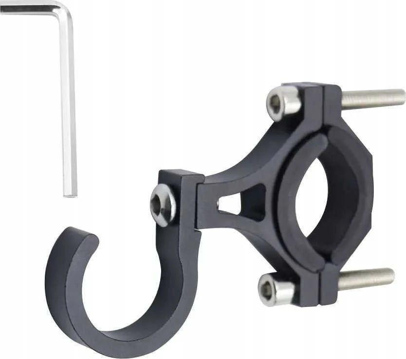 OEM kabliukas dviračio / paspirtuko pirkimui aliumininis FS366-004 juodas