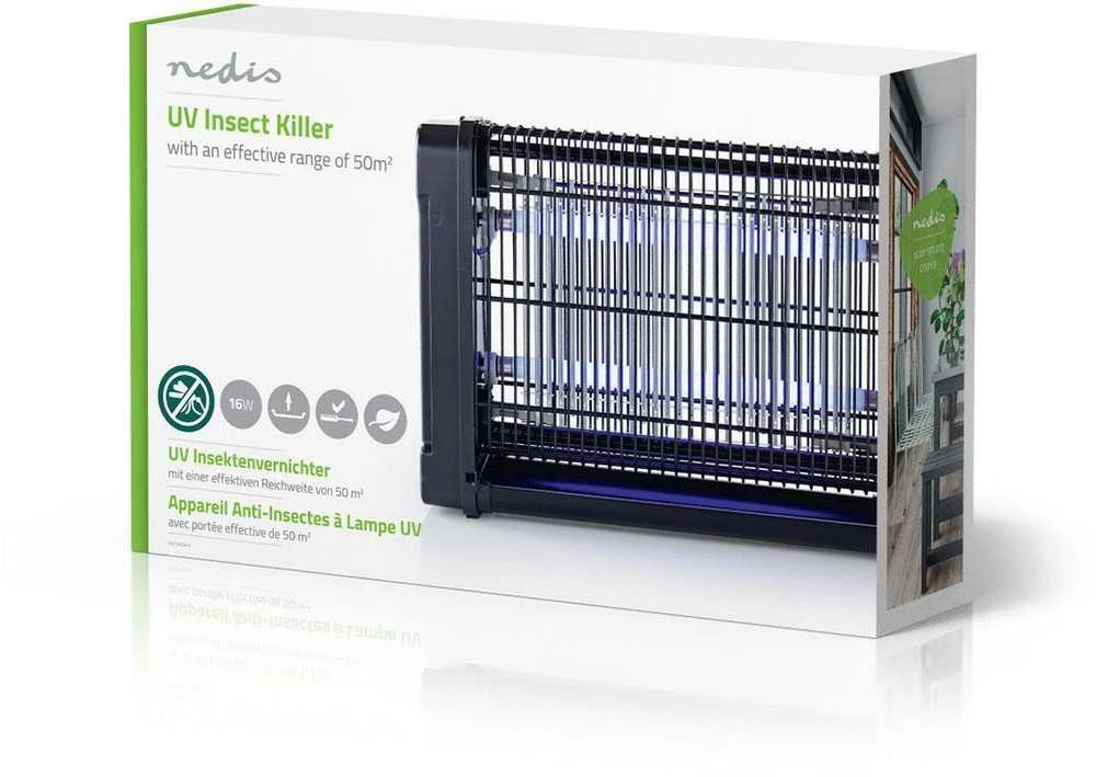 Nedis 16W 50 m2 juoda