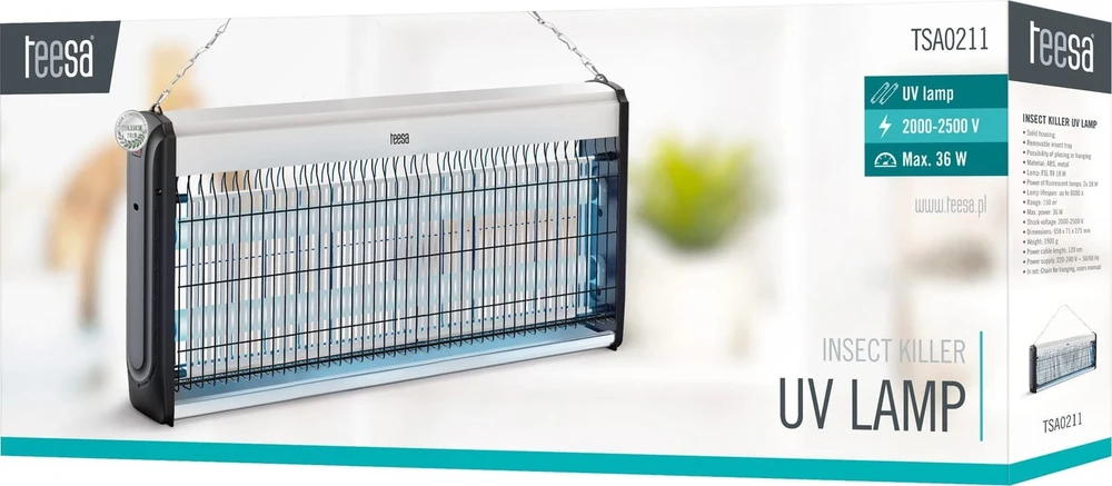 TEESA insekticidinė lempa 36W - 2x18W