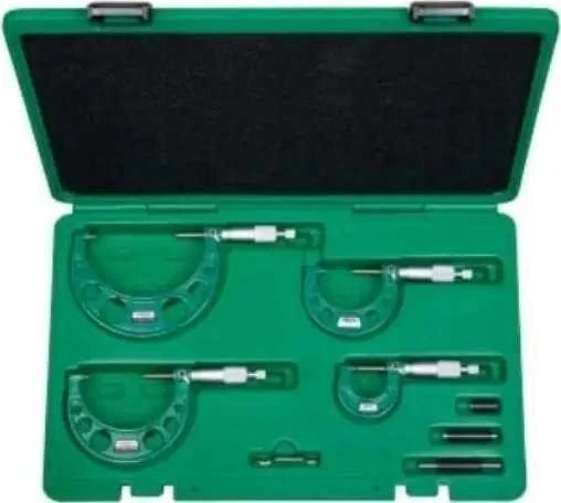 Insize Dydis MIKROMETRO RINKINYS 0-100MM.