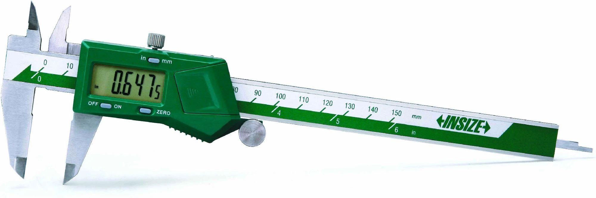 Skaitmeninis slankmatis Insize (200 mm) su fiksavimo varžtu