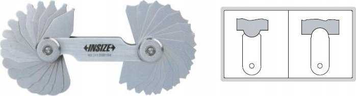 Insize Dydis ARKO RAŠTO SPALVA 1-7MM
