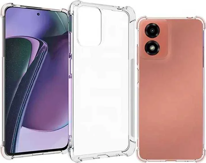 Dėklas INSMAT Insmat Impact Case galinis dangtelis, Motorola G04, skaidrus