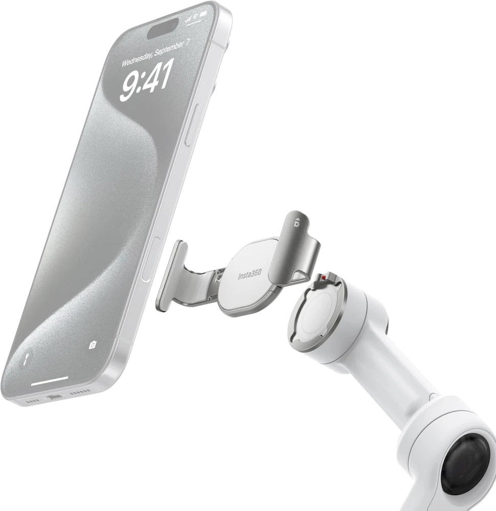 „Insta360 Flow 2 Pro“ magnetinis telefono laikiklis (baltas)