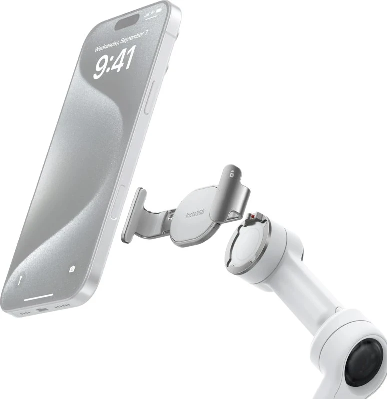 „Insta360 Flow 2 Pro“ magnetinis telefono laikiklis (akmens pilkos spalvos)
