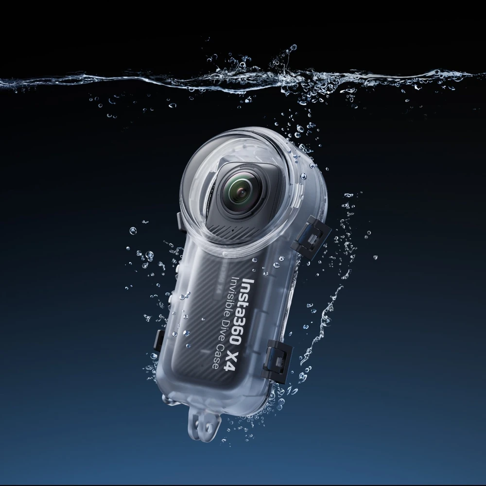 „Insta360“ „Insta360 X4“ vandeniui atsparus fotoaparato dėklas
