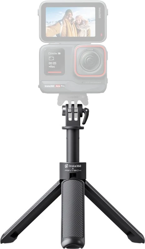 Insta360 Mini 2-in-1 trikojis, trikojo rankena, 162 g, juodas
