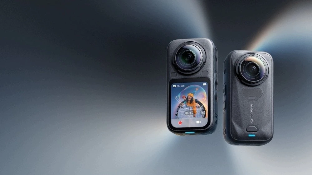 Kamera Insta360 X6 motociklo rinkinys juoda