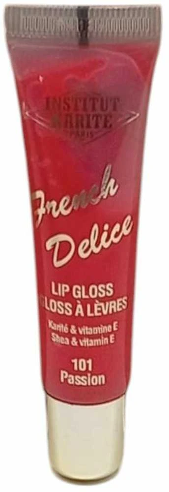 Institut Karite Paris, French Delice, Lūpų blizgis, 101, Passion, 15 ml