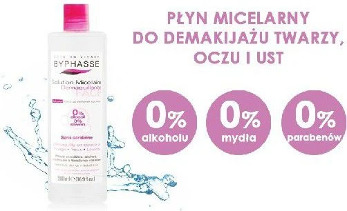 Byphasse Micelinis makiažo valiklis jautriai odai 500ml