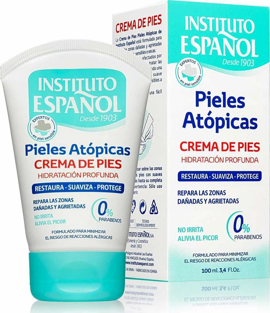Instituto Español Atopinės odos pėdų kremas 100ml