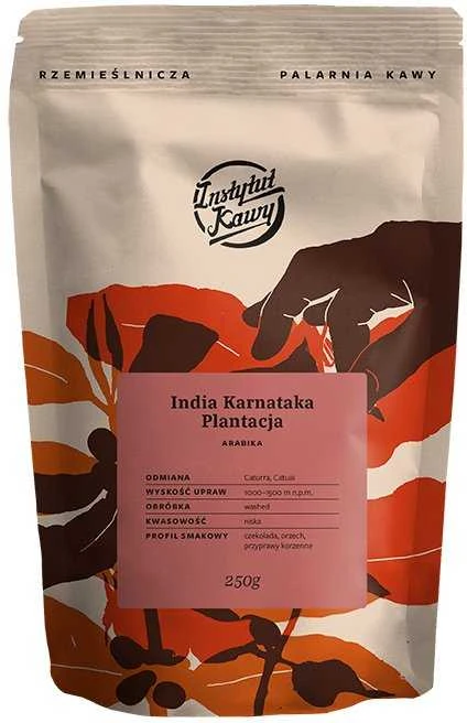 Instytut Kawy - Indija Karnataka Plantacja Washed Espresso 250 g