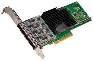 Karta jungiama į tinklą Intel Intel Ethernet Converged Network Adapteris X710-DA4 - Netzwerkadapter - PCIe 3.0 x8 - 10 Gigabit SFP+ x 4