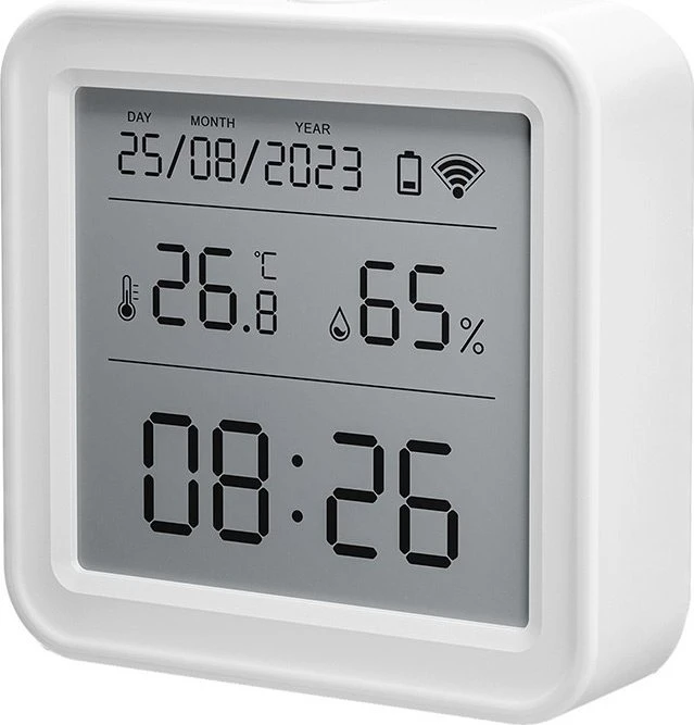 Zigbee Gosund ST17 LCD išmanusis temperatūros ir drėgmės jutiklis Tuya