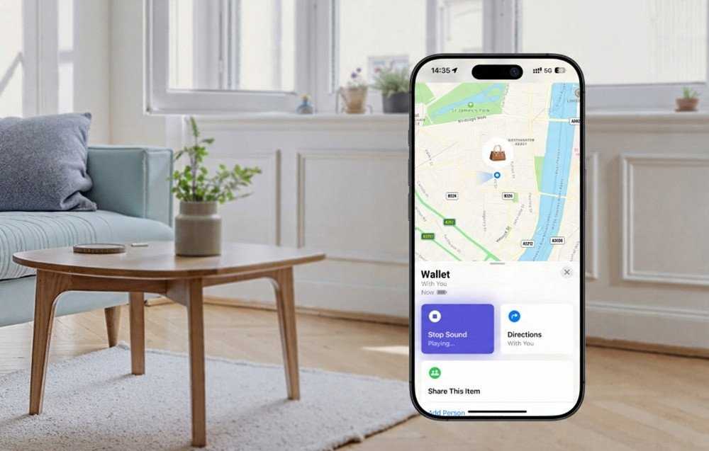 Išmanusis vietos nustatymo įrenginys Smart Finder, skirtas iPhone, Ugreen CM816 45297