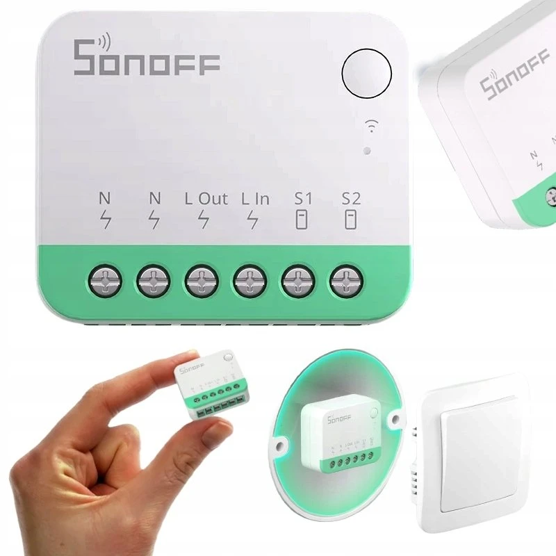 Sonoff MINI R4M Wifi relė suterinama su Matter (MINIR4M)