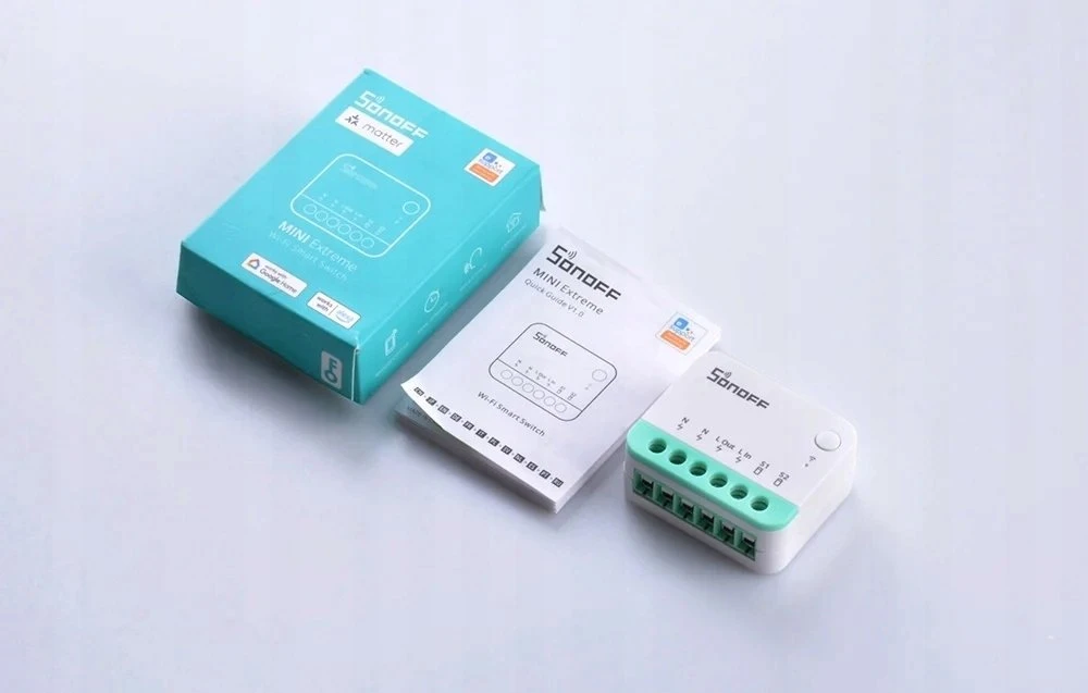 Sonoff MINI R4M Wifi relė suterinama su Matter (MINIR4M)