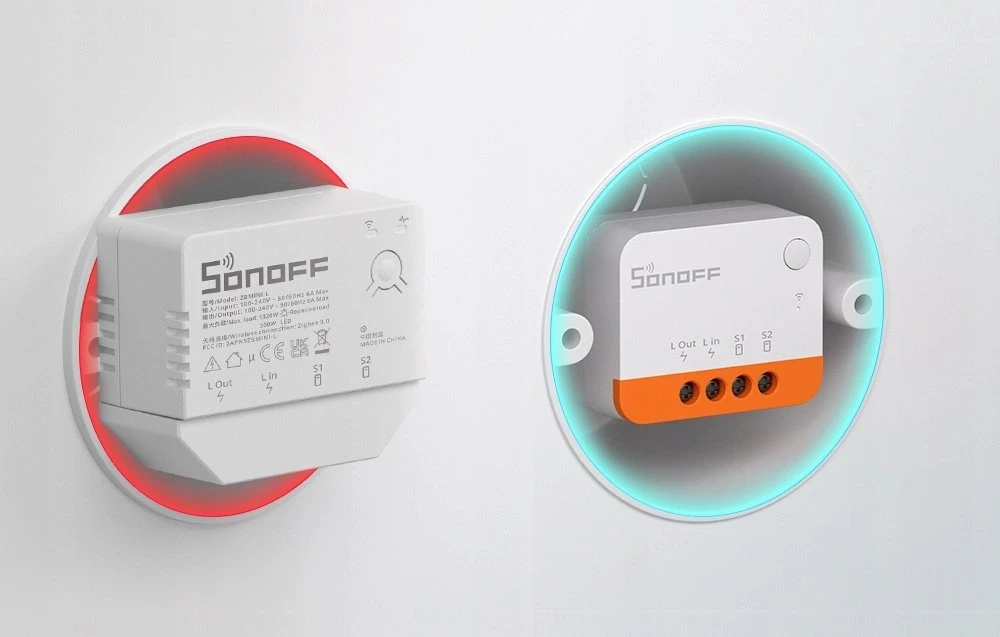 Sonoff ZBMINIL2 išmanusis ZigBee mini jungiklis (2 vnt.)